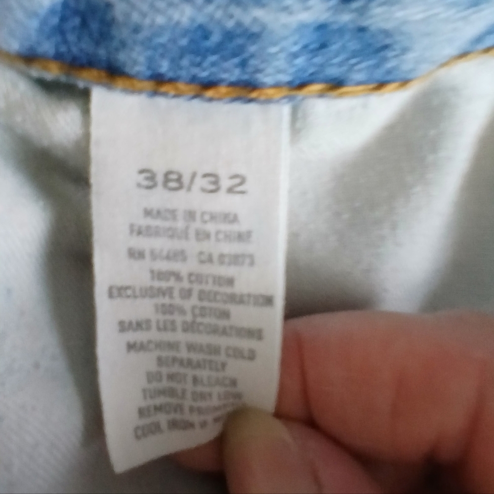 American Eagle Bootcut Distressed Jeans Mens 38×32 - Picture 9 of 9
